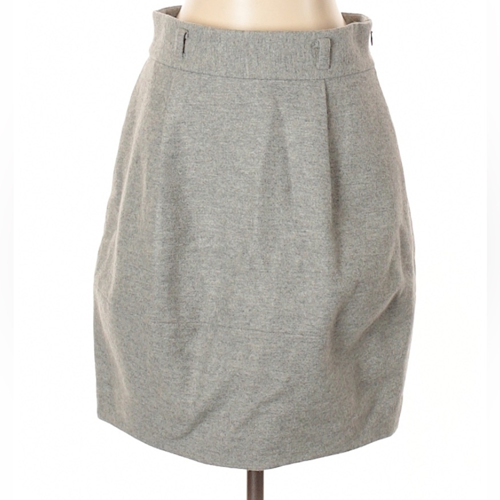 Theory Gray Wool Women's Skirt MSRP $225